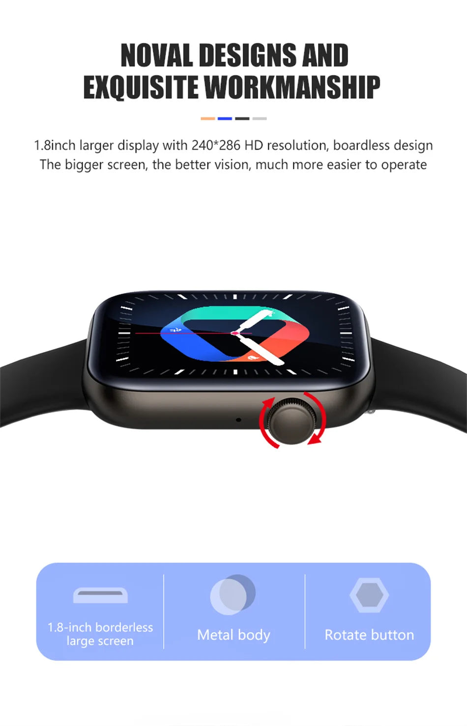 Смарт часовник Cubot X50 с Bluetooth